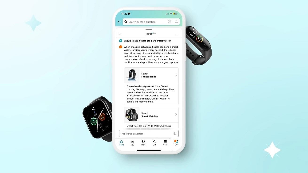 <div class="paragraphs"><p>Amazon launches AI assistant Rufus beta in India.</p></div>